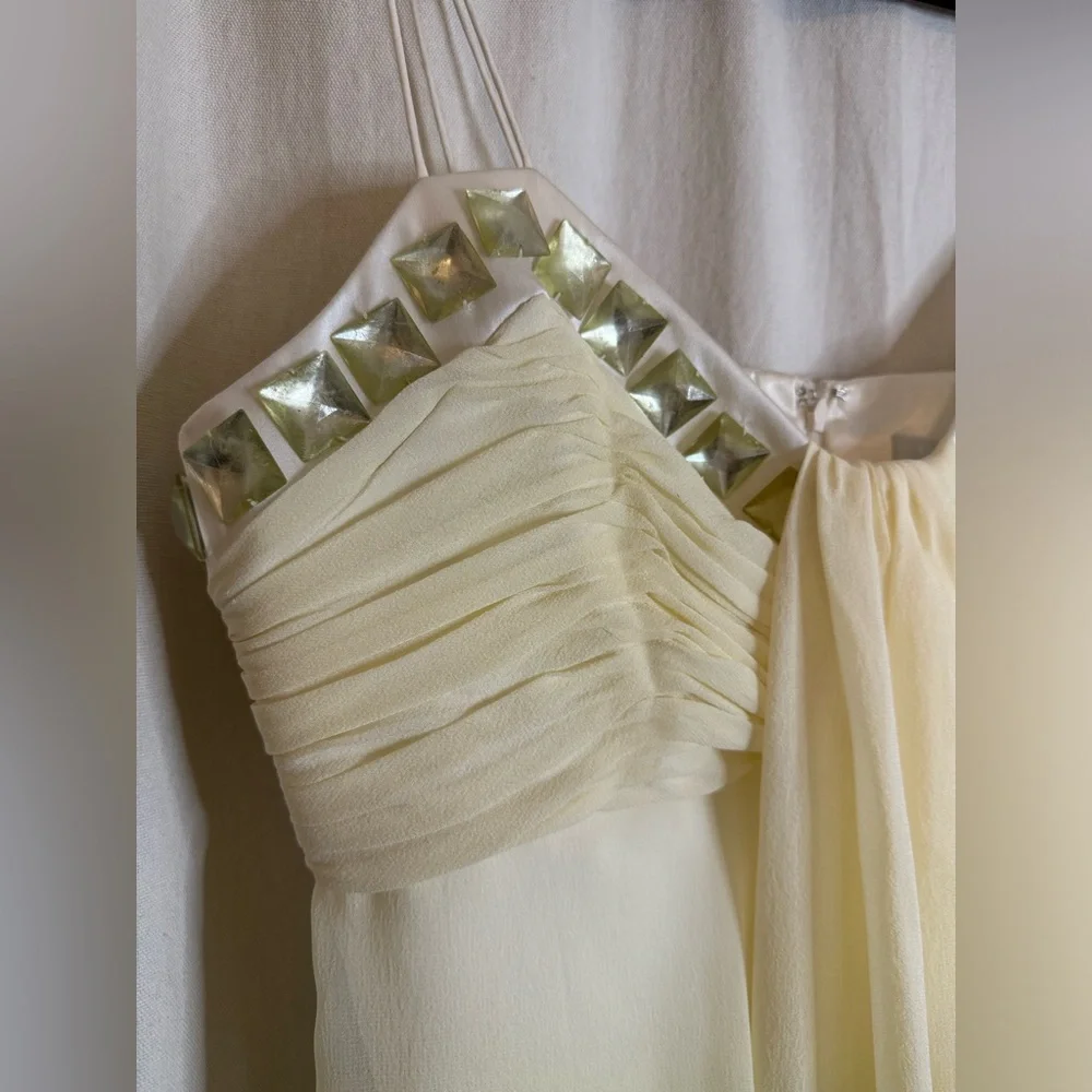 Badgley Mischka vintage embellished ombre Dress - Picture 3 of 7